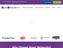Tablet Screenshot of hovernetworks.com